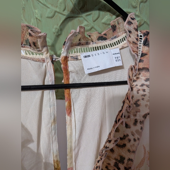 ASOS Design Leopard and Floral Print Dress - Picture 5 of 7